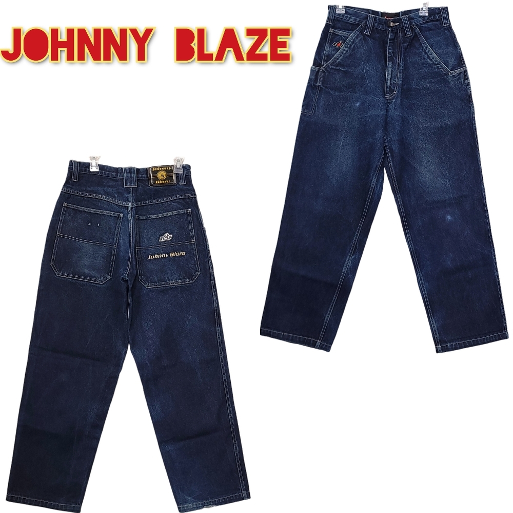Johnny Blaze VTG 90s "Method Man" Baggy-Fit Jeans Men's 30x32